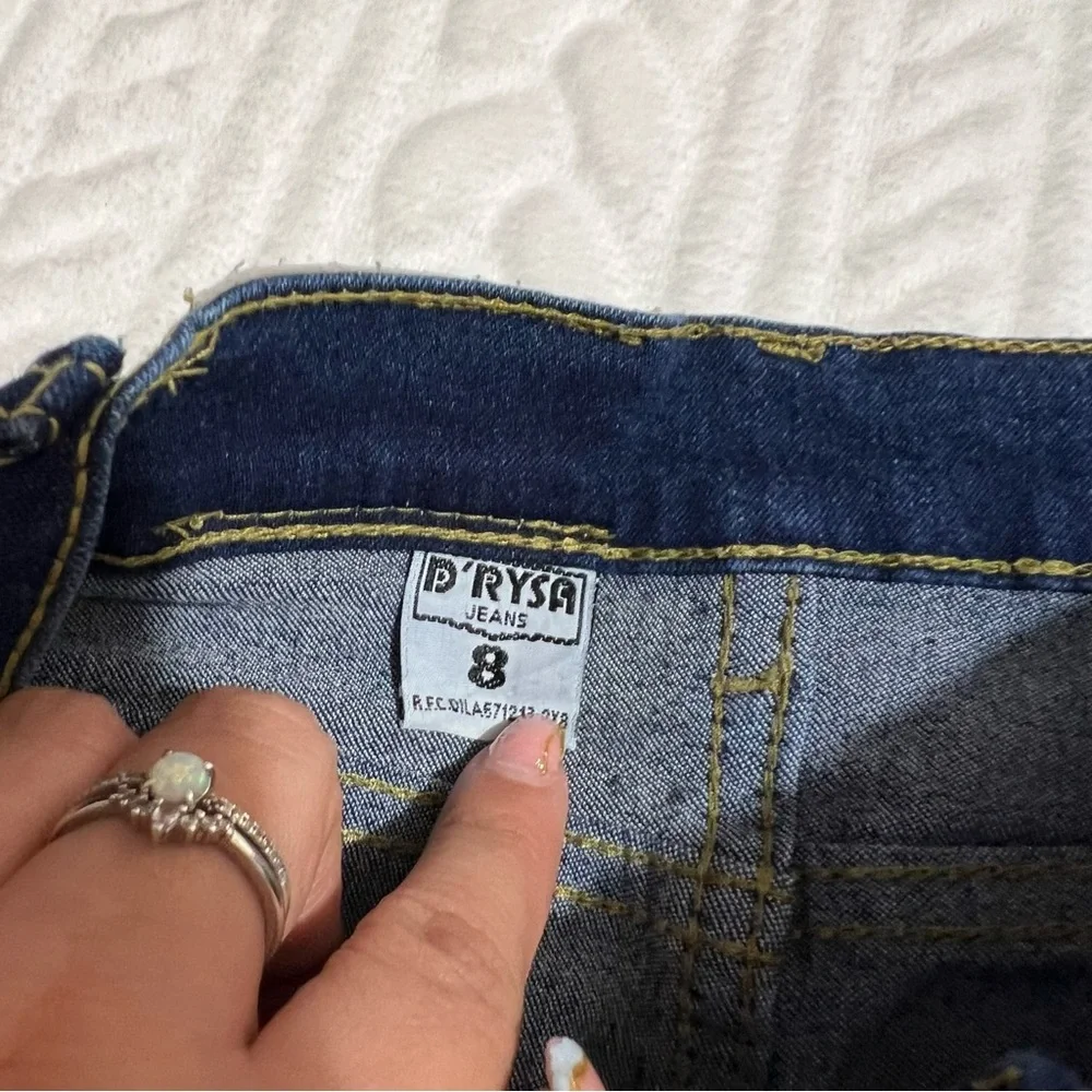 💗 D’RYSA‎ - Girls Denim Jeans w/ Patches